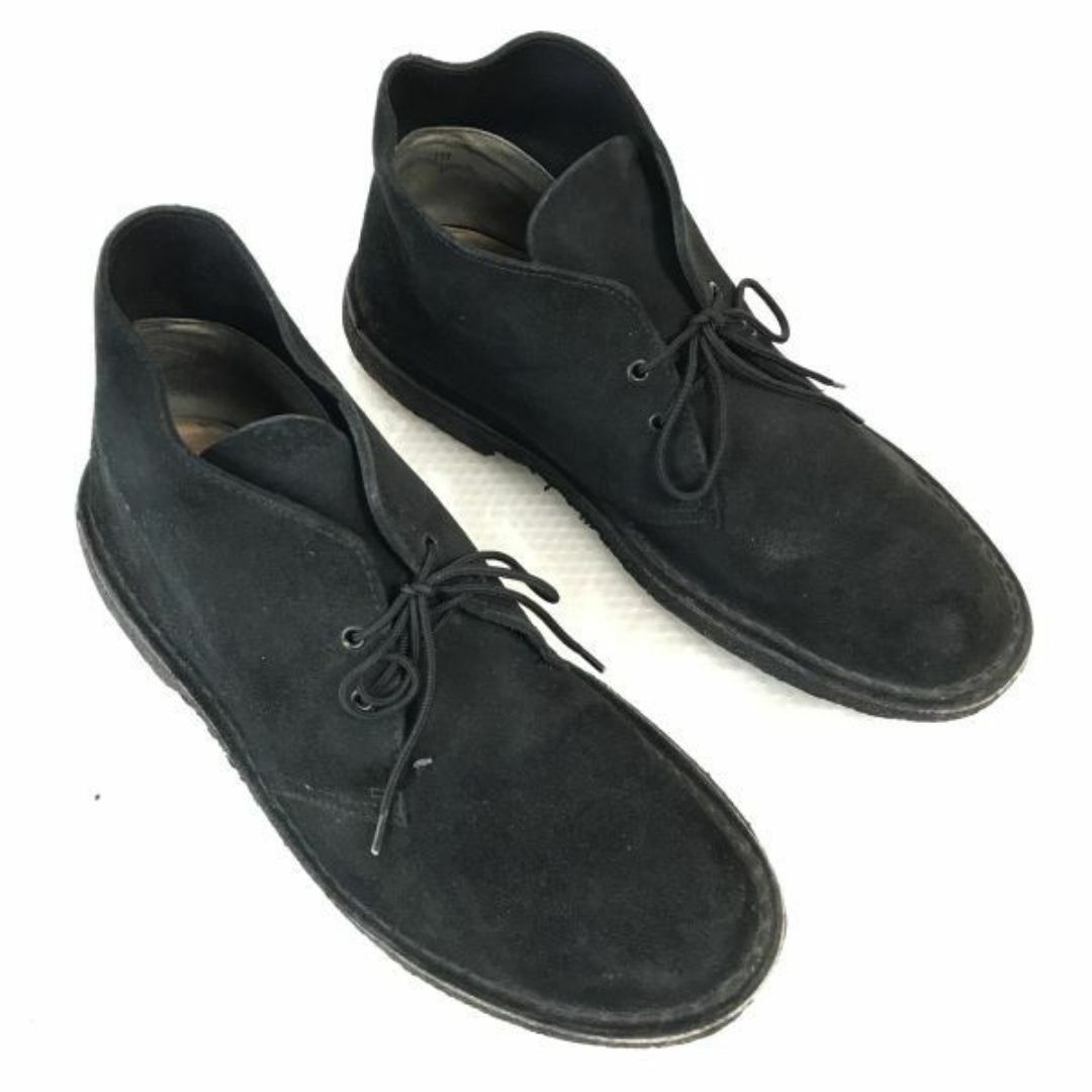 Clarks(クラークス)のクラークス★クレープソール/デザートブーツ/スエード本革【9/27.5/黒/BLACK】チャッカブーツ/Shoes◆pWB92-6 #BUZZBERG メンズの靴/シューズ(ブーツ)の商品写真