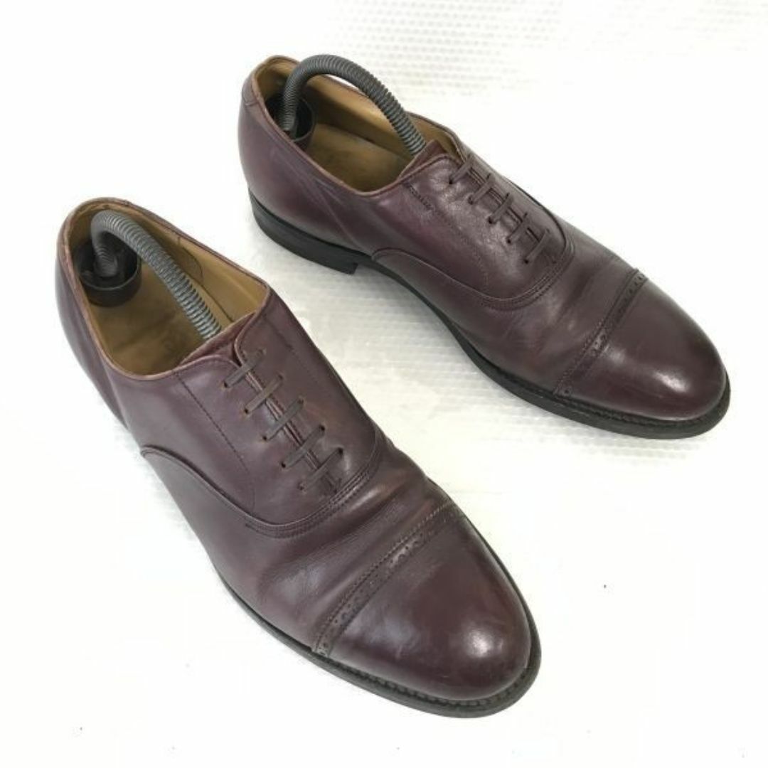 REGAL(リーガル)のビンテージ★リーガル/REGAL ORIGINAL COLLECTION★グッドイヤー/ストレートチップ【26.5EE/茶/BROWN】内羽根/ビジネスシューズ◆pE-162 #BUZZBERG メンズの靴/シューズ(ドレス/ビジネス)の商品写真