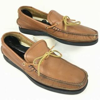 サルヴァトーレフェラガモ(Salvatore Ferragamo)のサルヴァトーレフェラガモ　size27.0-28.0程度　ドライビングシューズ　ブラウン/茶/BROWN〉メンズ/菅NO.※家C-ZB-217 #BUZZBERG(ドレス/ビジネス)