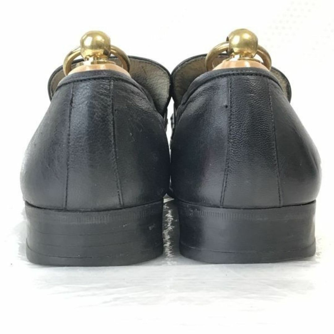 60s-70s?/ビンテージ★Jarman MOCCASIN/ジャーマン★本革/ローファー/モカシン【24.5EE/黒/BLACK】スリッポン/ビジネス/dress shoes◆pF-93 #BUZZBERG メンズの靴/シューズ(スリッポン/モカシン)の商品写真