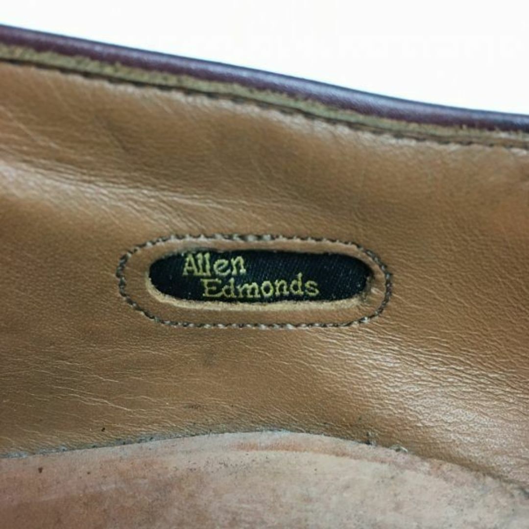 Allen Edmonds(アレンエドモンズ)の試着交換OK！アレンエドモンズ/Allen Edomonds/Arlington 【サイズ12A　28.0-28.5　バーガンディ】キルト＆タッセルローファー　管NO.ZG-34 #BUZZBERG メンズの靴/シューズ(スリッポン/モカシン)の商品写真