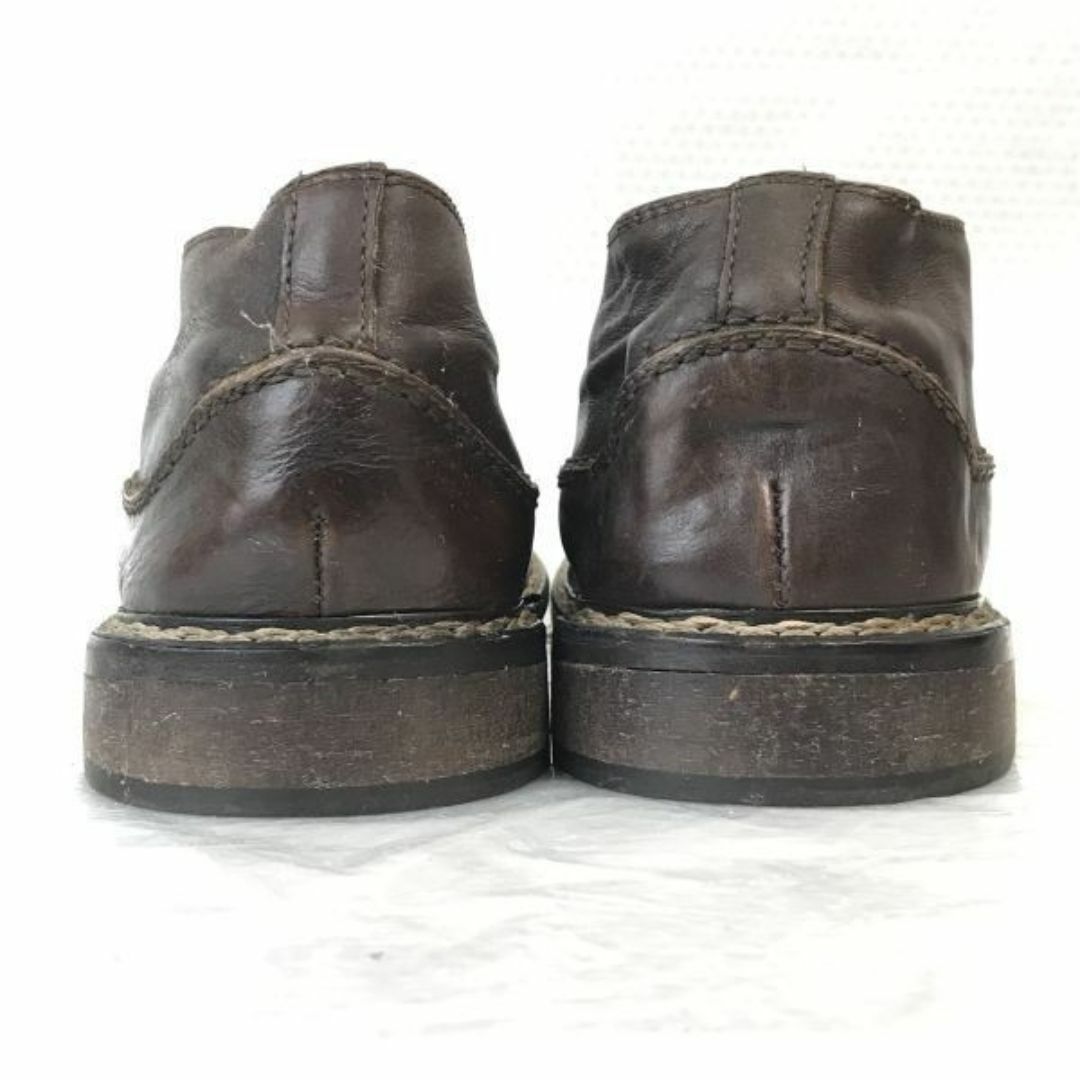 イタリア製/職人ハンドメイド★ジョンバルベイトス/John Varvatos★本革/チャッカブーツ【9/27.5/茶/BROWN】ビジネス/dress shoes◆pE-32 #BUZZBERG メンズの靴/シューズ(ブーツ)の商品写真