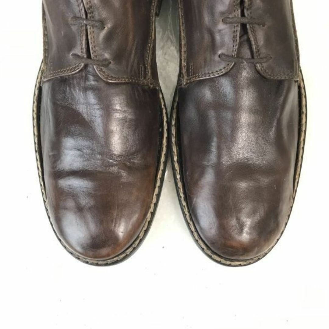 イタリア製/職人ハンドメイド★ジョンバルベイトス/John Varvatos★本革/チャッカブーツ【9/27.5/茶/BROWN】ビジネス/dress shoes◆pE-32 #BUZZBERG メンズの靴/シューズ(ブーツ)の商品写真