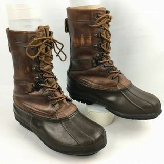 ビンテージ/Vintage 品USA製/レザー使用　Lacrosse/ラクロス　size7　25.0程度　高級スノーブーツ〈ブラウン/茶/BROWN〉管No.WW28 #BUZZBERG(ブーツ)