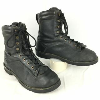 ダナー(Danner)の試着交換OK！Danner/ダナー★ゴアテックス/ASTM F2892-11 EH/　Men's Quarry USA 8/ブーツ【size10.5/28.0-28.5　黒/ブラック】GORE-TEX　　管No.YR41 #BUZZBERG(ブーツ)