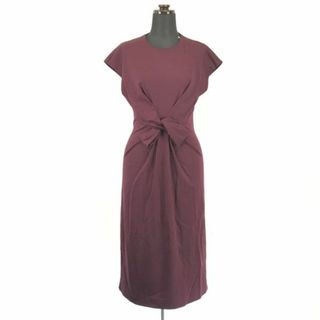 Made in Italy★Salvatore Ferragamo★ウール/ノースリーブロングワンピース【Women's size-L/40/Dark red】dress◆senBH249 #BUZZBERG(ロングワンピース/マキシワンピース)