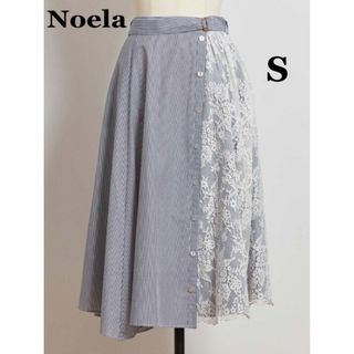 ノエラ(Noela)の美品　レースMIXアシメスカート Noela ノエラ スカート ロングスカート　(ロングスカート)