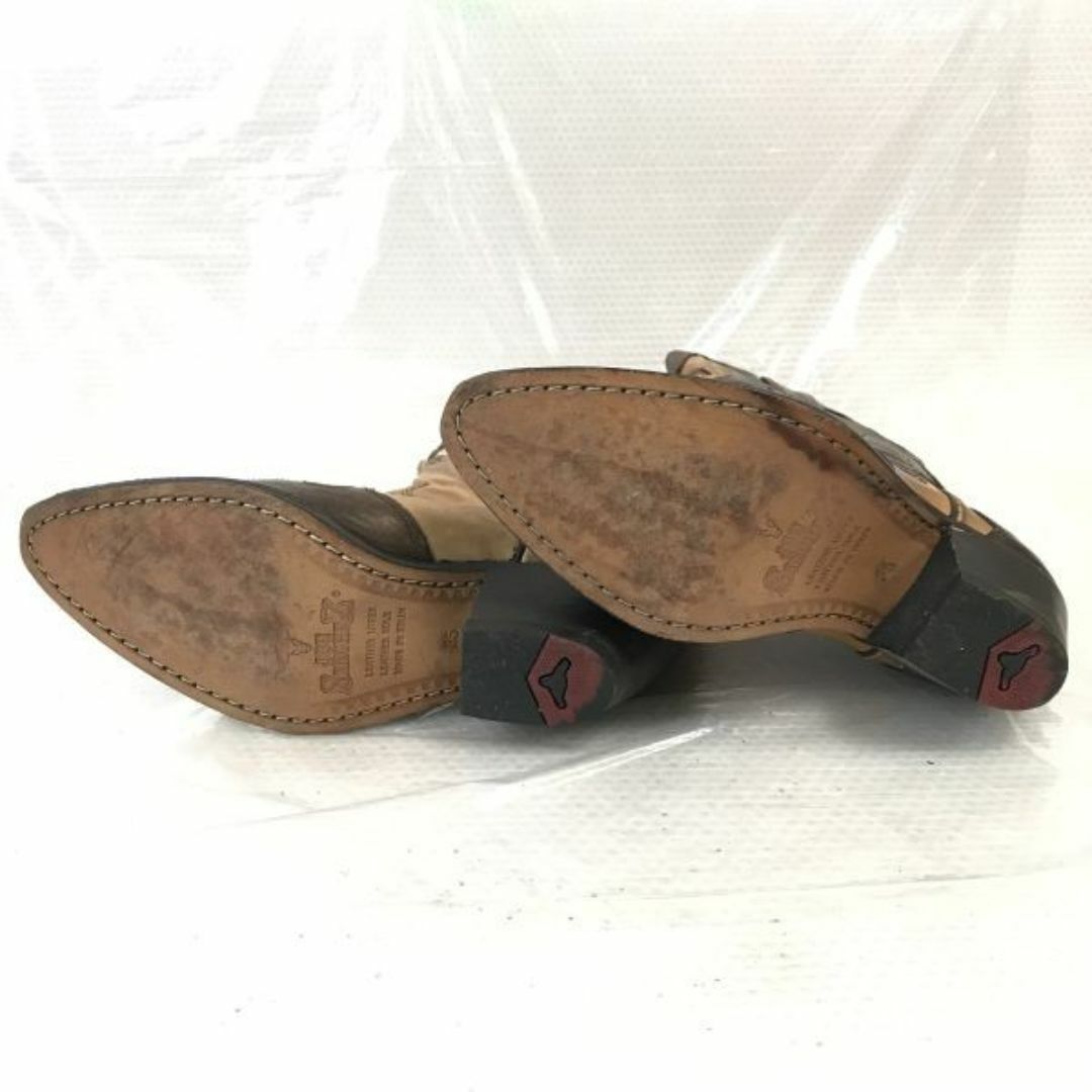 スペイン製★JOE SANCHEZ/ジョーサンチェス★職人ハンドメイド/ペコスブーツ【35/22.0-22.5/茶/brown】ウエスタン/cowboy boots◆cWB101-4 #BUZZBERG レディースの靴/シューズ(ブーツ)の商品写真