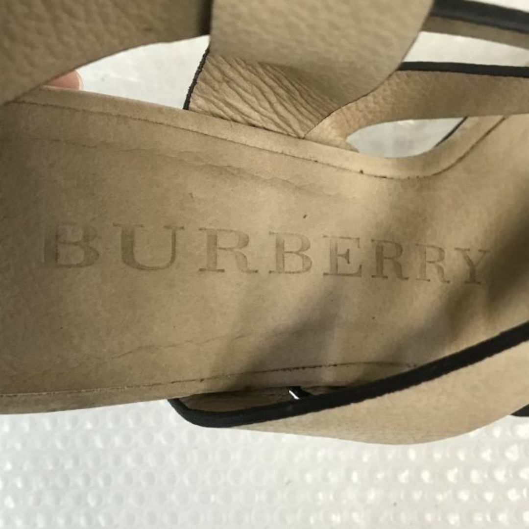 BURBERRY(バーバリー)のバーバリー/Burberry★ハイヒールサンダル/アンクルストラップ【37/23.5/ベージュ/BEIGE】Shoes/sandal◆Q-171 #BUZZBERG レディースの靴/シューズ(サンダル)の商品写真