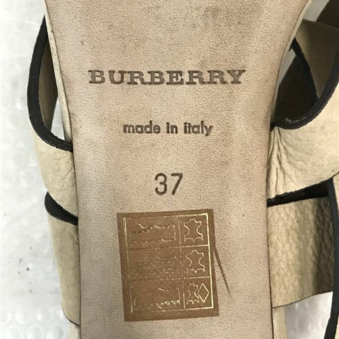 BURBERRY(バーバリー)のバーバリー/Burberry★ハイヒールサンダル/アンクルストラップ【37/23.5/ベージュ/BEIGE】Shoes/sandal◆Q-171 #BUZZBERG レディースの靴/シューズ(サンダル)の商品写真