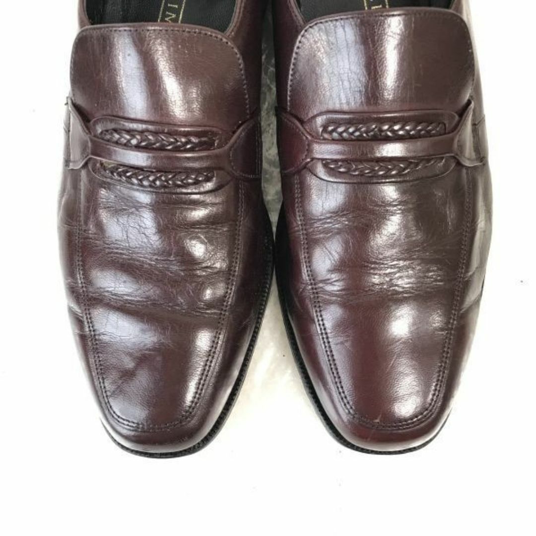 90s/Vintage★フローシャイム/FLORSHEIM★本革/グッドイヤー製法/ローファー/モカシン【9.5D/27.0/茶/BROWN】ビジネス/dress shoes◆D-46#BUZZBERG メンズの靴/シューズ(スリッポン/モカシン)の商品写真