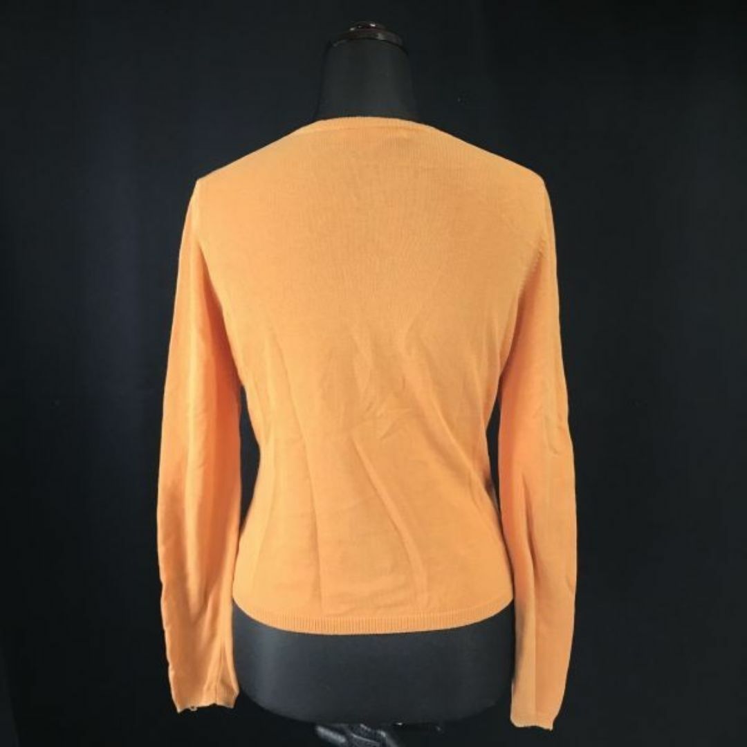 BURBERRY(バーバリー)の90s/三陽商会★バーバリー/Burberrys BLUE LABEL★長袖カーディガン【レディースM/オレンジ/orange】Tops/sweater/japan limited◆cBH351 BUZZBERG レディースのトップス(カーディガン)の商品写真