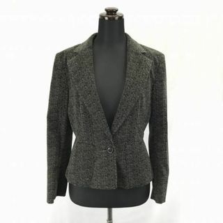 マックスマーラ(Max Mara)のイタリア製★スポーツマックス/MAXMARA★テーラードジャケット【サイズ38/M/白×黒】シングル/SPORTMAX◆BA818L #BUZZBERG(テーラードジャケット)