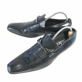 Dedes★本革/ビットモカシン/ヴァンプシューズ/スリッポン/ローファー【25.5EEE/黒/BLACK】ビジネス/dress shoes◆A-39#BUZZBERG(スリッポン/モカシン)