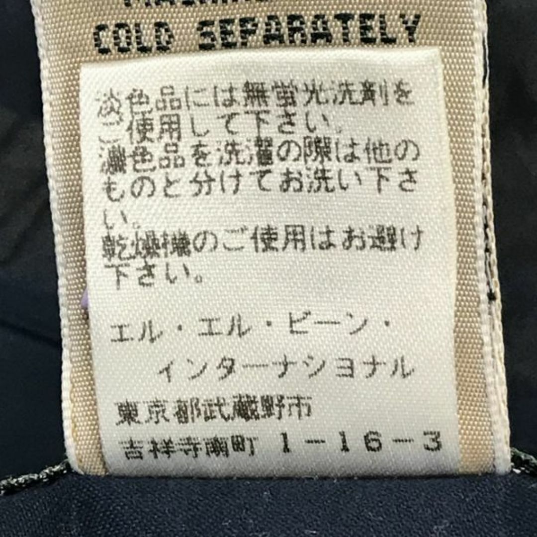 L.L.Bean★コットン/モッズコート/マウンテンパーカー【Mens size -S/紺】比翼仕立て/ダブルジップ/フラップポケット/LLビーン◆BC194W#BUZZBERG メンズのジャケット/アウター(モッズコート)の商品写真