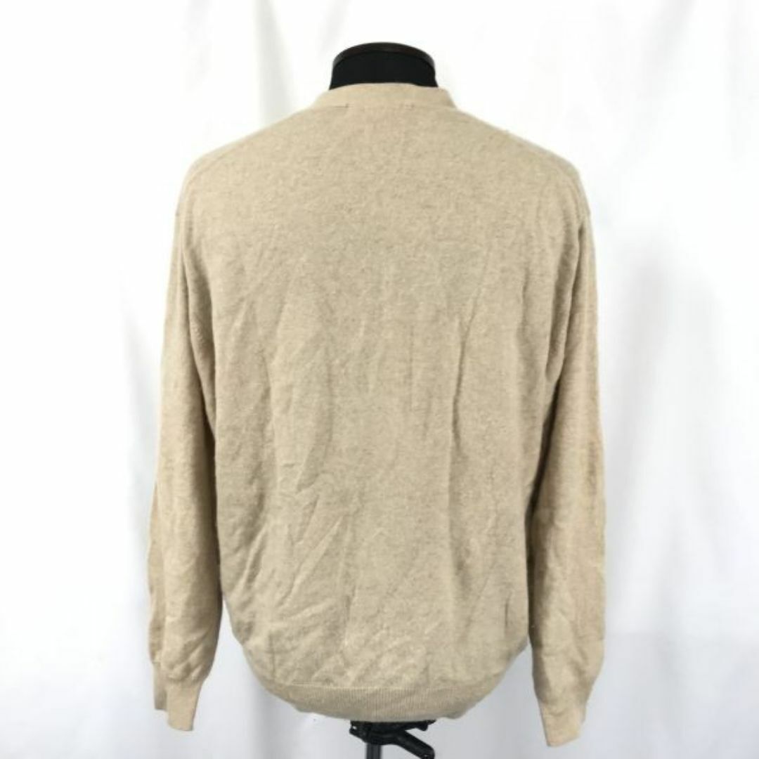 Clothing Collection★カシミヤ100%/長袖カーディガン【Mens size -L/ベージュ/beige】cardigan◆BG973 #BUZZBERG メンズのトップス(カーディガン)の商品写真