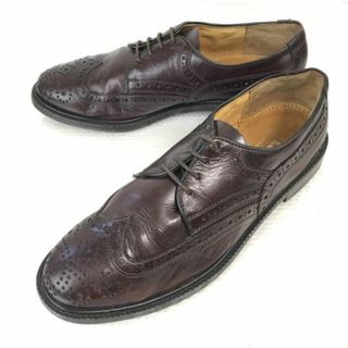 3万↑ドイツ製★ロイド/Lloyd★重厚本革/ウイングチップ【8.5/42.5/27.0-27.5/茶/BROWN】オールレザー/ドレスシューズ/ビジネス◆bH-126 #BUZZBERG(ドレス/ビジネス)