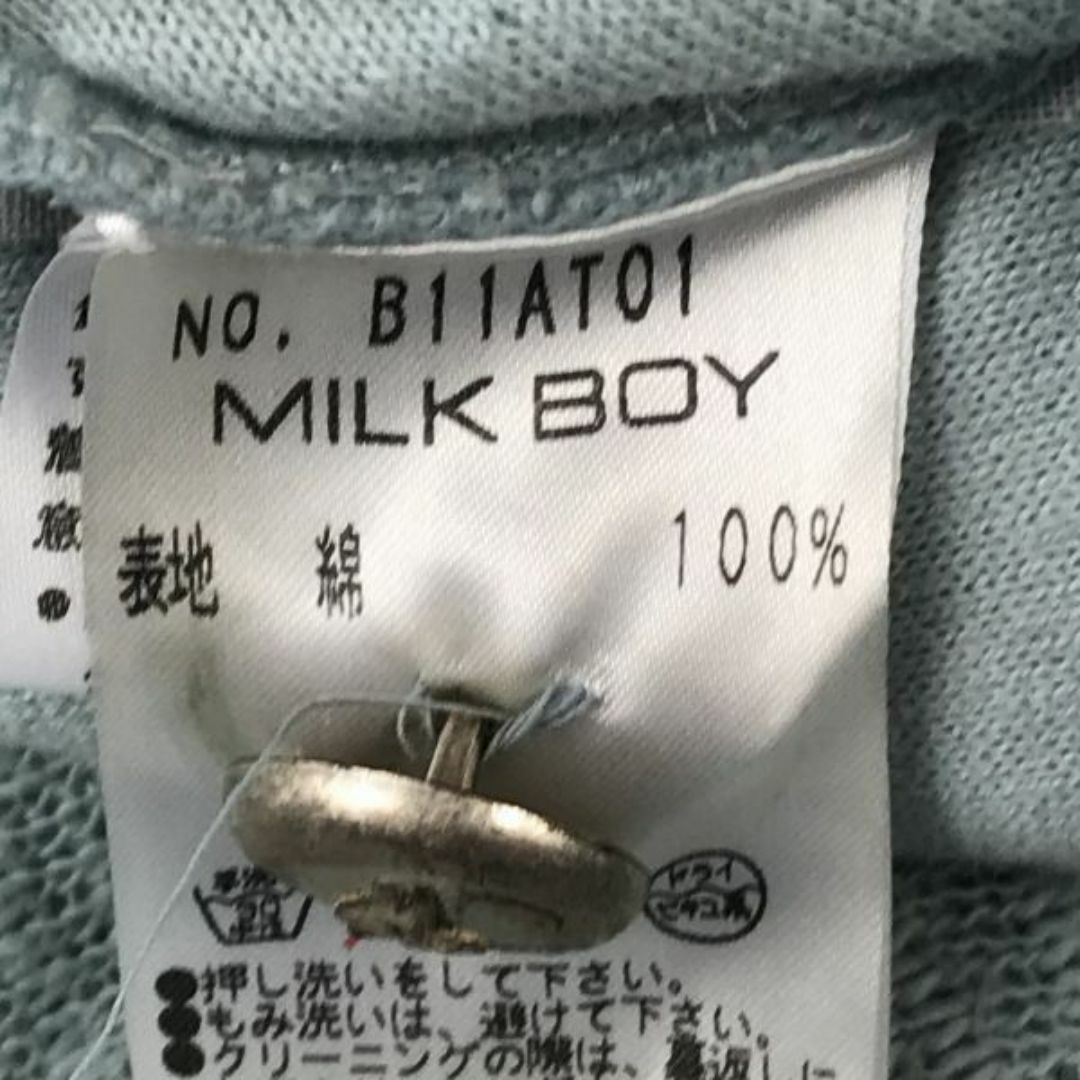 Made in Japan★MILKBOY/ミルクボーイ★コットン/ニットカーディガン【フリー/水色/ブルー系】◆BG56 #BUZZBERG メンズのトップス(カーディガン)の商品写真