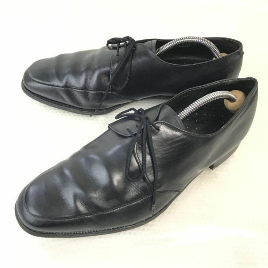 70s-80s?イングランド製/ビンテージ★Ainsley Blake 1864★グッドイヤー製法/Uチップ【9.5/28.0/黒/BLACK】ビジネス/dress shoes◆bi-84 #BUZZBERG メンズの靴/シューズ(ドレス/ビジネス)の商品写真