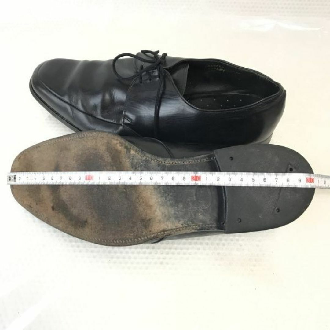 70s-80s?イングランド製/ビンテージ★Ainsley Blake 1864★グッドイヤー製法/Uチップ【9.5/28.0/黒/BLACK】ビジネス/dress shoes◆bi-84 #BUZZBERG メンズの靴/シューズ(ドレス/ビジネス)の商品写真