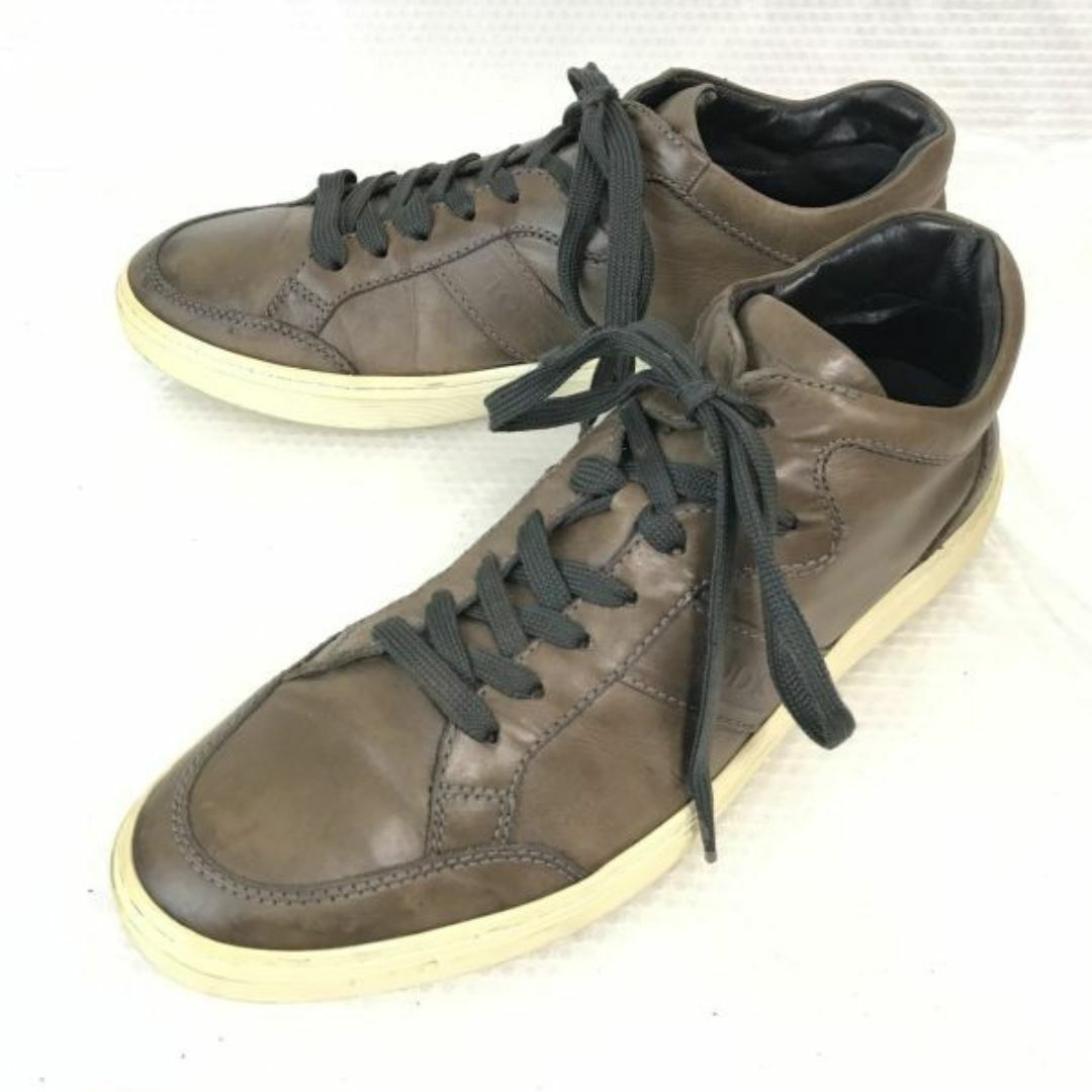 イタリア製★TOD’S/トッズ★レザースニーカー【8/26.5-27.0/茶/brown】sneakers/Shoes/trainers◆bQ-450　#BUZZBERG メンズの靴/シューズ(スニーカー)の商品写真