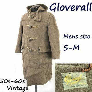 グローバーオール(Gloverall)の50s-60s/イングランド製/Vintage/金刺繍★グローバーオール/Gloverall★ダッフルコート【Mens size -M/茶/BROWN】Jackets/Jumpers◆cBH275 #BUZZBERG(ダッフルコート)