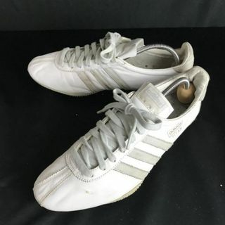 アディダス(adidas)のadidas TITAN/アディダス タイタン★2007/レザースニーカー【27.5/白×グレー/white×gray】sneakers/Shoes/trainers◆bQ-519 #BUZZBERG(スニーカー)