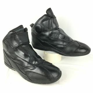 BERING/ベーリング★オンロード/ライディング/バイク　ショートブーツ/シューズ【UK8/26.5程度　黒/BLACK】Motorcycle Boots　管No.YR47 #BUZZBERG(ブーツ)