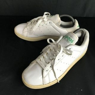 アディダス(adidas)のadidas STANSMITH★2009/緑/顔なし/レザースニーカー【26.5/UK8/白/white】アディダス スタンスミス/sneakers/Shoes/trainers◆bQ-522 #BUZZBERG(スニーカー)