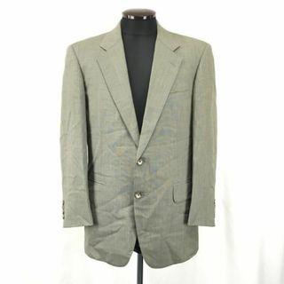 バーバリー(BURBERRY)の80s-90sビンテージ★Burberrys★春夏テーラードジャケット【Mens size -M/92-80-170/Gray/グレー】JAPAN/ビンテージ/Vintage/Jacket/Jumper◆BG913 #BUZZBERG(テーラードジャケット)