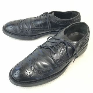 90s?★トッズ/TOD'S★本革/ウイングチップ【26.5-27.0/Mens size -8/黒/BLACK】ビジネス/dress shoes/wing tip◆bi-107 #BUZZBERG(ドレス/ビジネス)