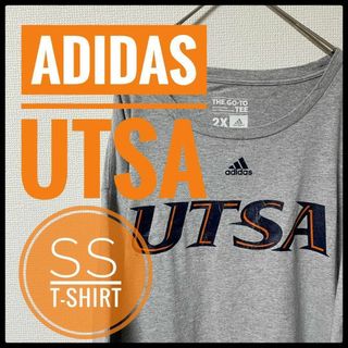 アディダス(adidas)の90s 古着 adidas 半袖Tシャツ 2XL UTSA ゆるだぼ(Tシャツ/カットソー(半袖/袖なし))