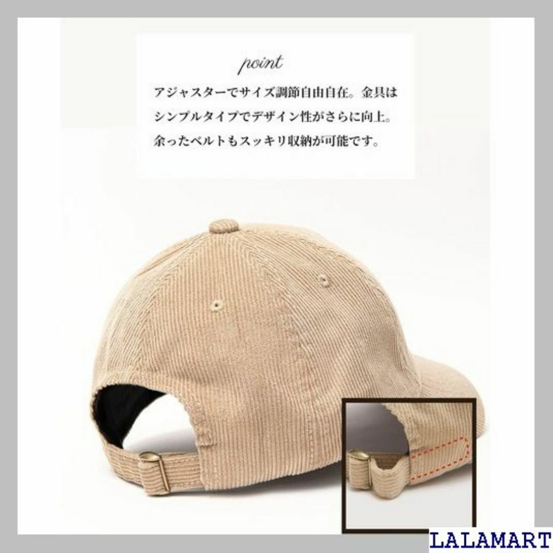 ONAMI 大波帽子 シンプル コーデュロイ キャップ ズ 00％ 帽子 367 レディースのレディース その他(その他)の商品写真