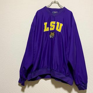 ヴィンテージ(VINTAGE)のアメリカ古着　LSUタイガース ルイジアナ州立大学 プルオーバージャケット(ブルゾン)