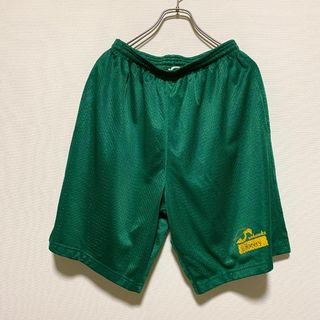 ヴィンテージ(VINTAGE)のアメリカ古着　ハーフパンツ　メッシュ　スポーツ　短パン　Lサイズ　Q168(ショートパンツ)