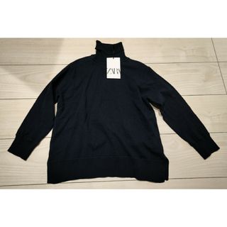 ザラ(ZARA)の【新品】タグ付き ZARA タートルネック 長袖 男の子 128(ニット)