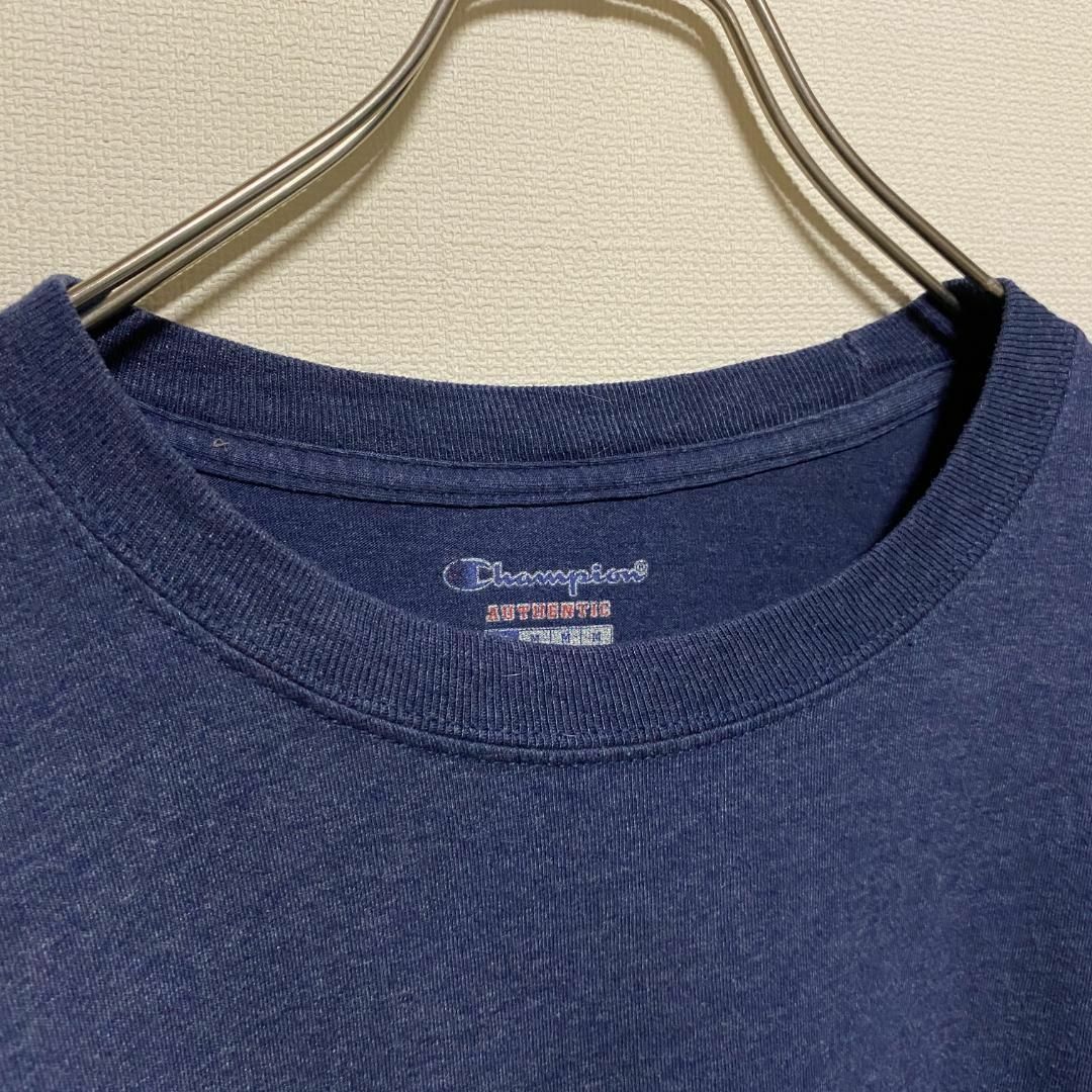 Champion(チャンピオン)のアメリカ古着　champion　無地　ロンT　長袖Tシャツ　刺繍　J326 メンズのトップス(Tシャツ/カットソー(七分/長袖))の商品写真