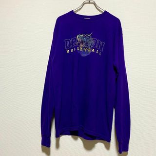 ギルタン(GILDAN)のアメリカ古着　ドラゴンバレーボール　長袖Tシャツ　ロンT　ロングスリーブ　K36(Tシャツ/カットソー(七分/長袖))