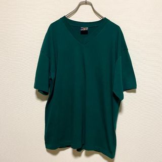 ヴィンテージ(VINTAGE)のアメリカ古着　90s 半袖　Tシャツ　Vネック　シングルステッチ　Q182(Tシャツ/カットソー(半袖/袖なし))