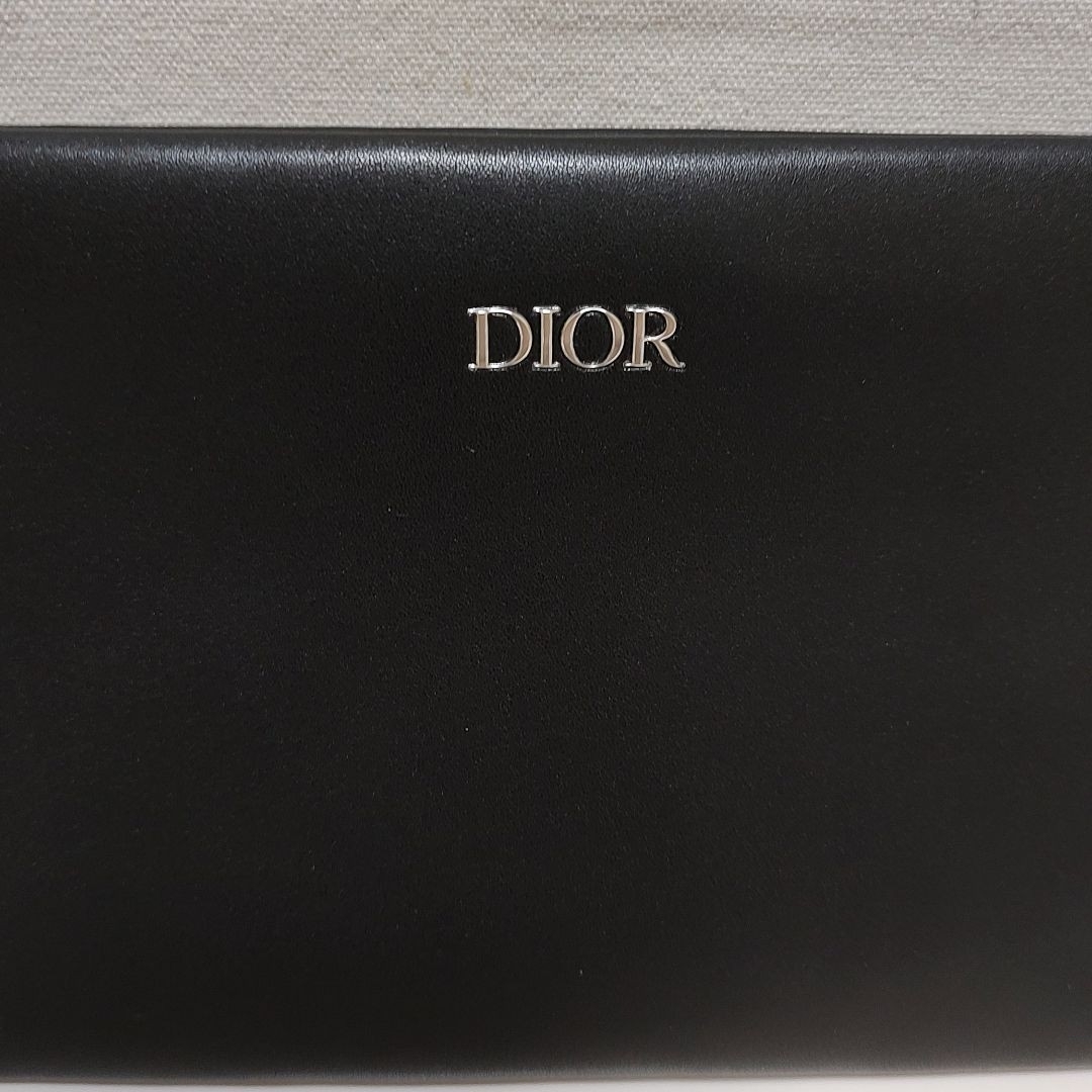 Christian Dior(クリスチャンディオール)の新品ディオール Dior ノベルティ ポーチ 千鳥格子  ブラック レディースのファッション小物(ポーチ)の商品写真