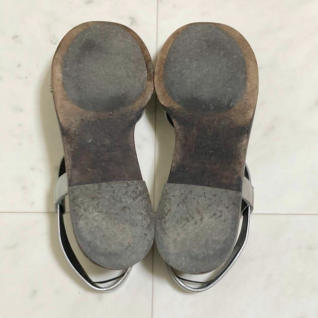 BRUNELLO CUCINELLI(ブルネロクチネリ)のブルネロクチネリ　サンダル　モニーレ　ストラップ　保存箱付き　37 1/2 レディースの靴/シューズ(サンダル)の商品写真