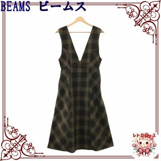 ビームス(BEAMS)のBEAMS ビームス ワンピース おしゃれ シンプル ノースリーブ ロング(ロングワンピース/マキシワンピース)