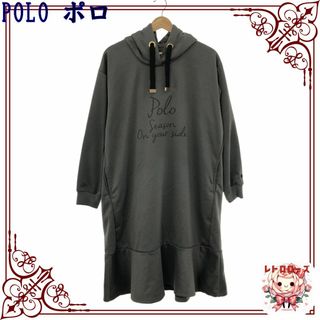 ポロ(POLO（RALPH LAUREN）)のPOLO ポロ ワンピース 大きいサイズ シンプル プリント おしゃれ ひざ丈(ひざ丈ワンピース)