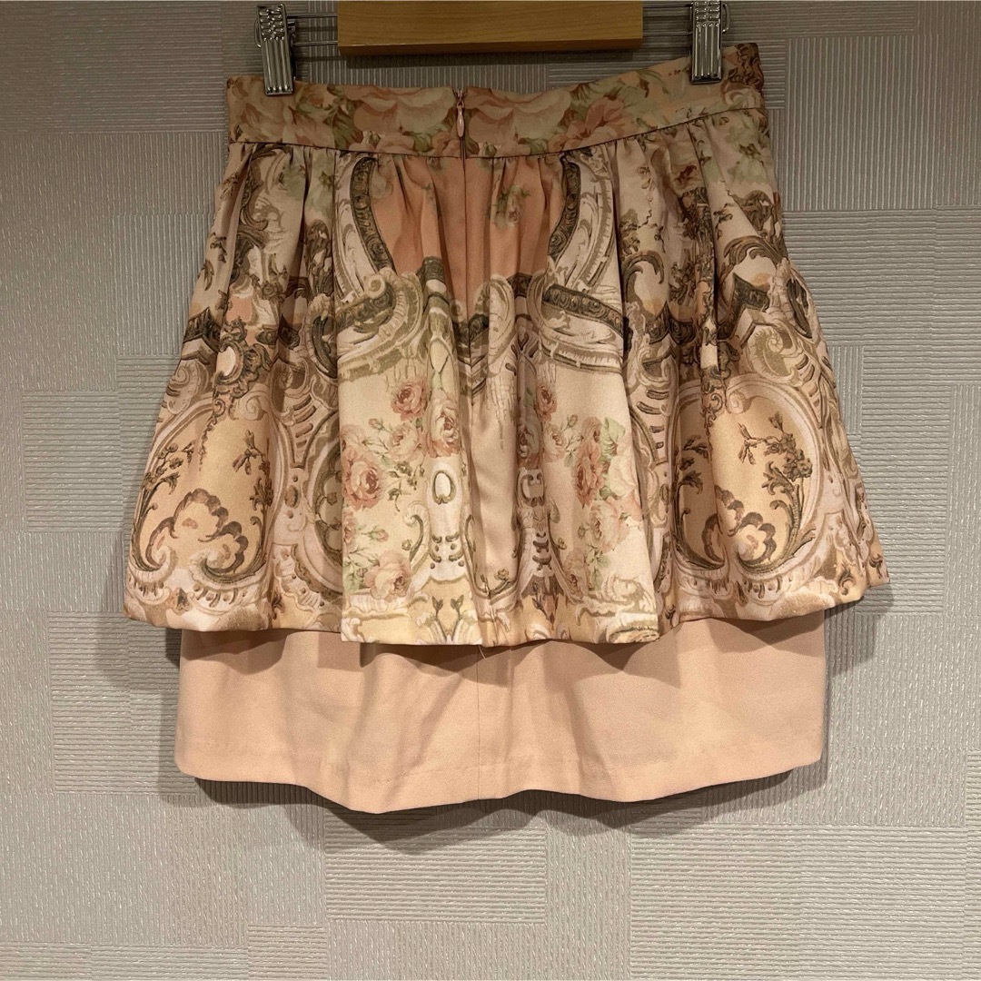JugeETTA(ジュジュエッタ)のジュジュエッタ jugeETTA ペプラムスカート アンティーク ロマンティック レディースのスカート(ミニスカート)の商品写真
