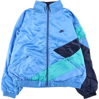 ナイキ(NIKE)の古着 90年代 ナイキ NIKE 銀タグ バックロゴ ナイロンジャケット メンズL ヴィンテージ /eaa435999(ナイロンジャケット)