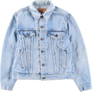 リーバイス(Levi's)の古着 90年代 リーバイス Levi's 70506-0214 デニムジャケット Gジャン USA製 レディースL ヴィンテージ /eaa435037(Gジャン/デニムジャケット)