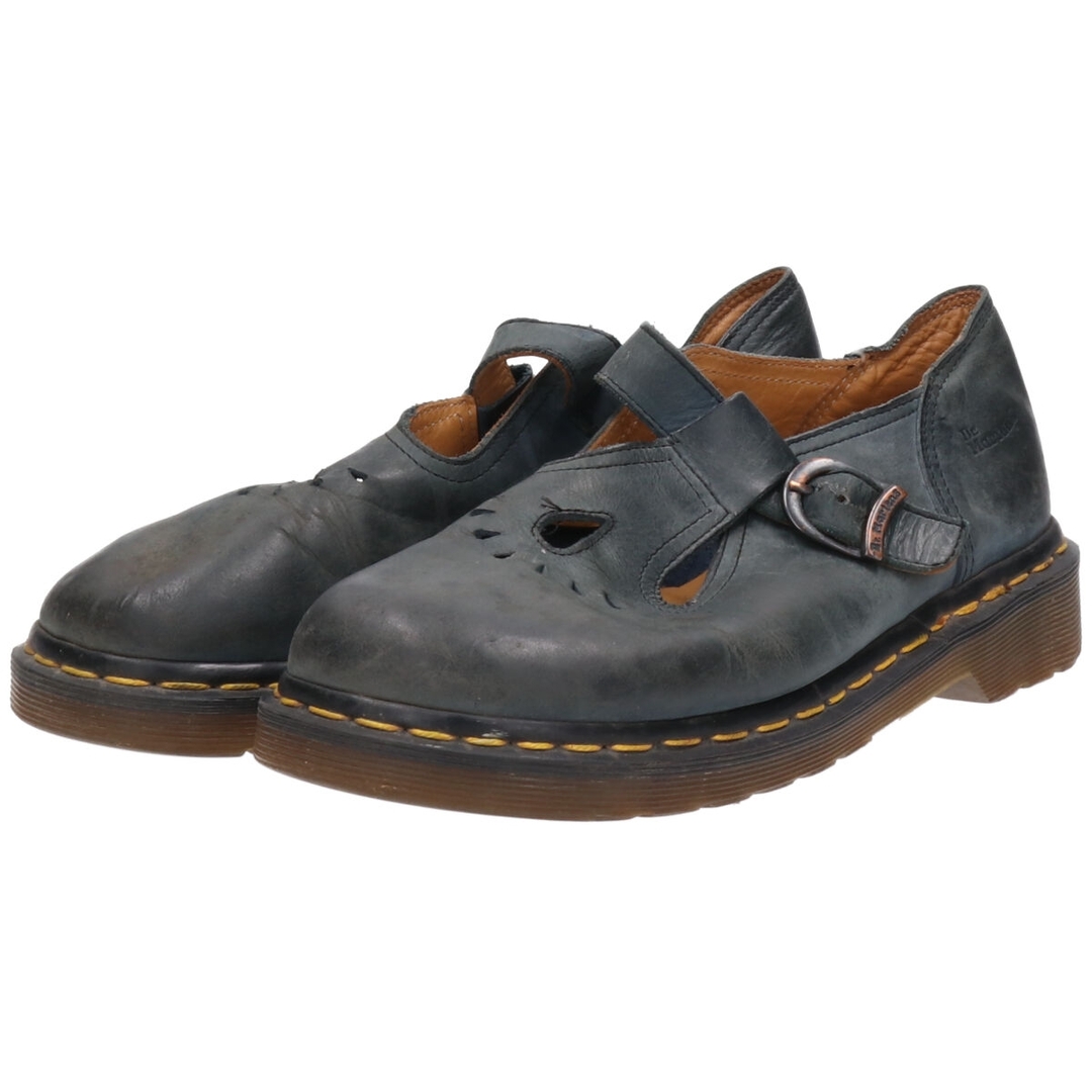 Dr.Martens(ドクターマーチン)の古着 ドクターマーチン Dr.Martens ストラップシューズ 英国製 6 レディース24.5cm /saa009373 レディースの靴/シューズ(ブーツ)の商品写真