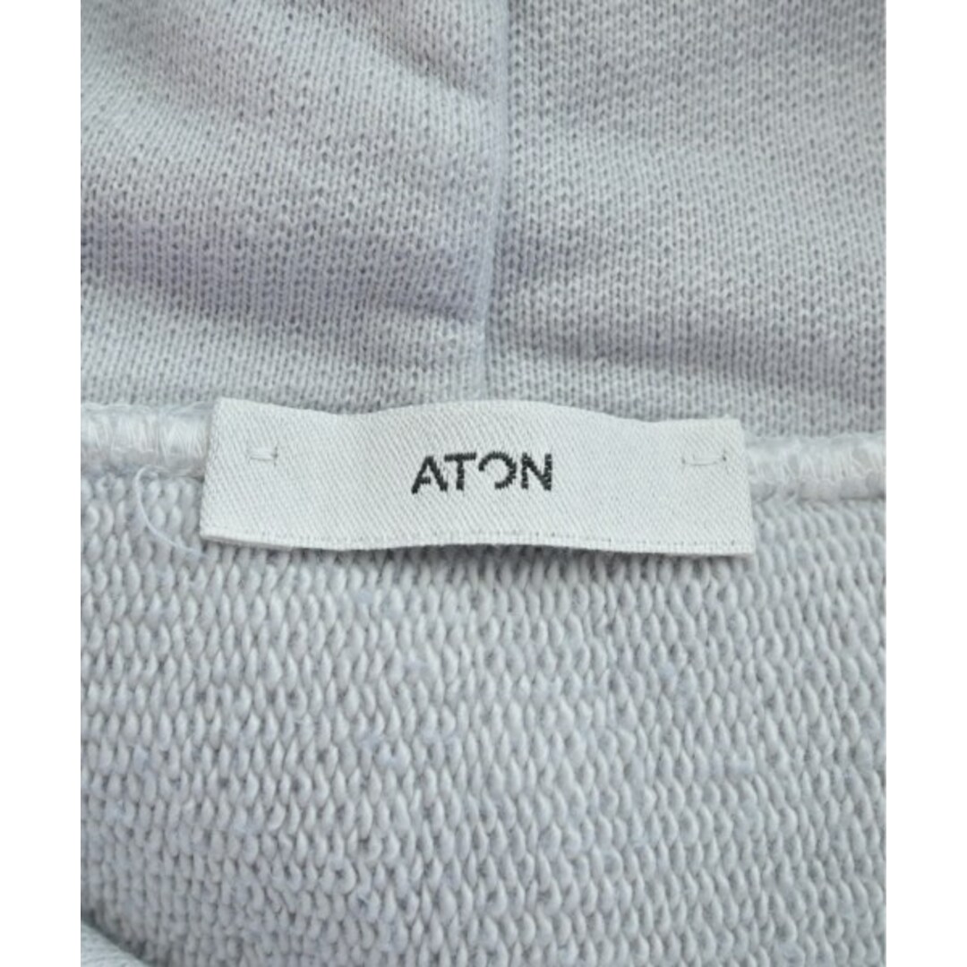 ATON(エイトン)のATON エイトン スウェット 2(M位) グレー 【古着】【中古】 レディースのトップス(トレーナー/スウェット)の商品写真