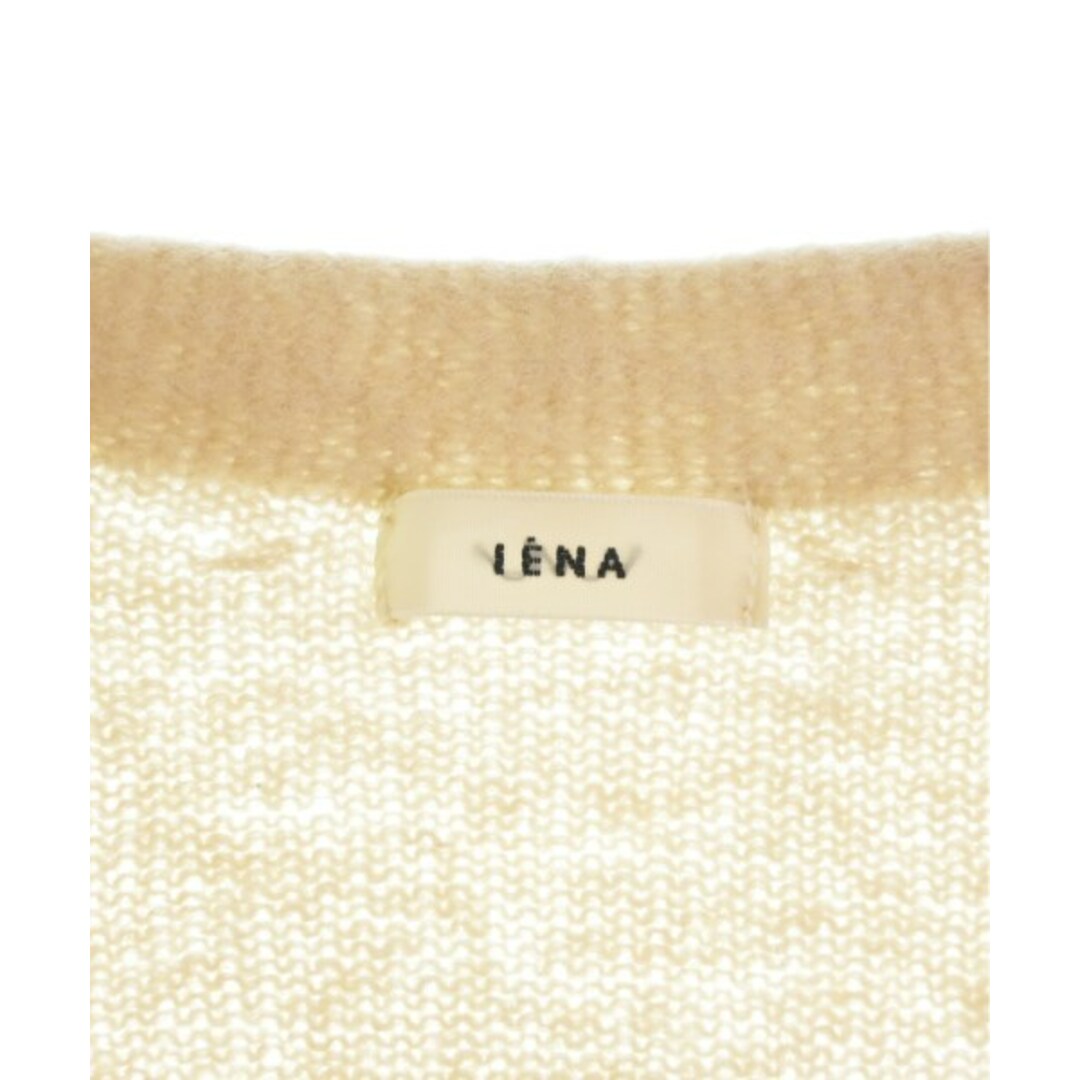 IENA(イエナ)のIENA イエナ カーディガン -(L位) ベージュ 【古着】【中古】 レディースのトップス(カーディガン)の商品写真