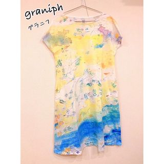 Design Tshirts Store graniph - グラニフ　ワンピース　花柄 